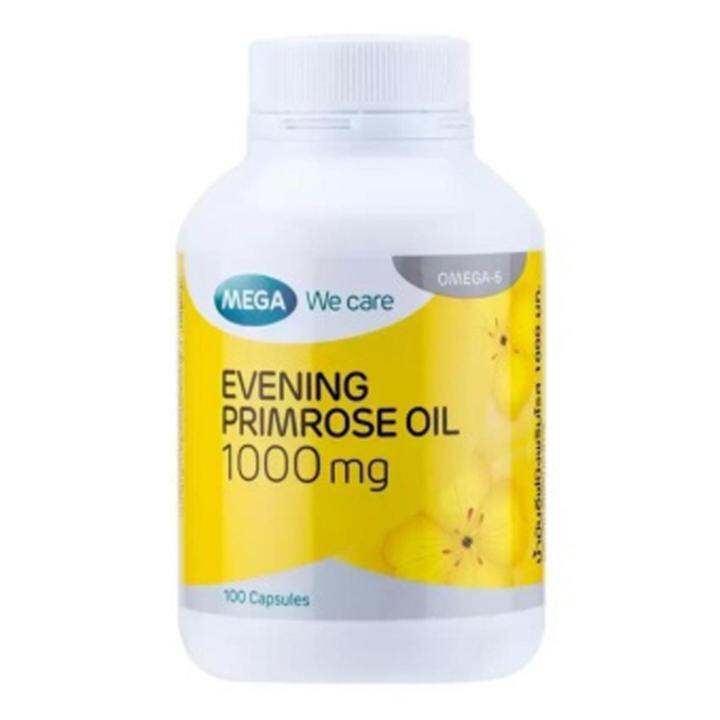 Mega Evening Primrose Oil (อีฟนิ่งพริมโรส) 100 แคปซูล