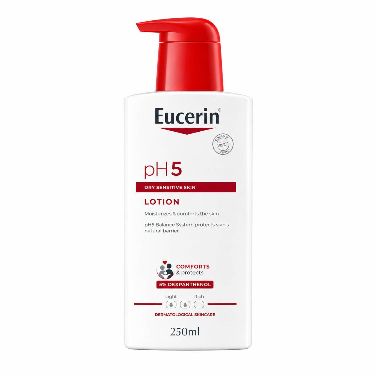 ยูเซอริน ครีมบำรุงผิวกาย พีเอช 5 โลชั่น | Eucerin PH5 Lotion 250ml