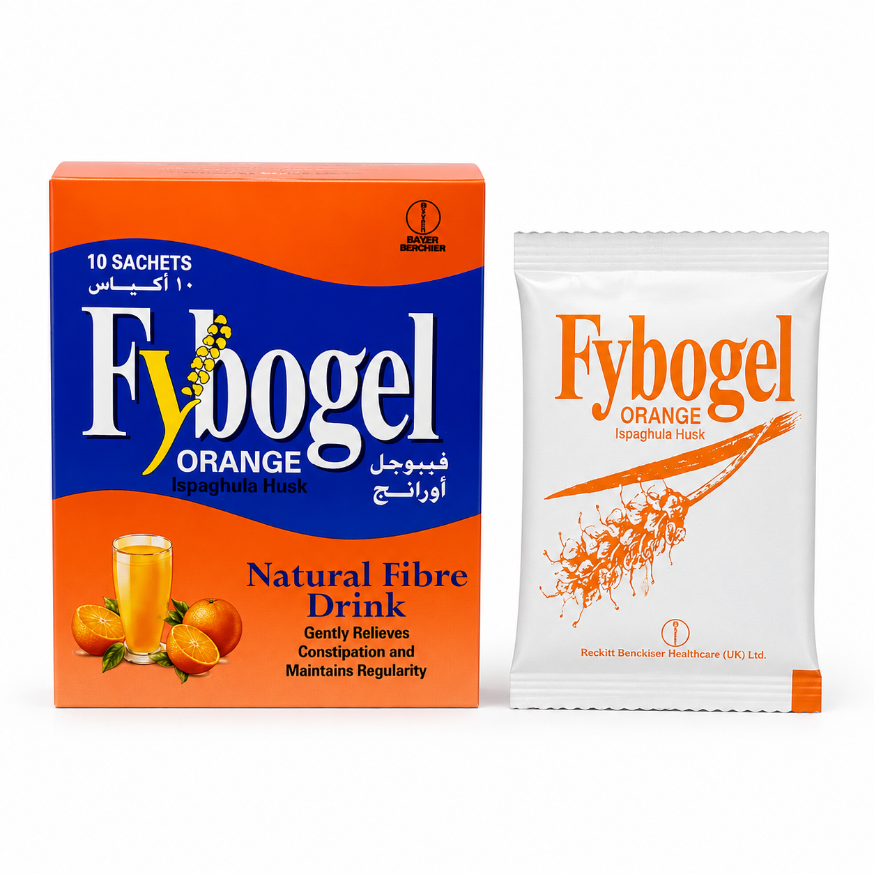 ไฟโบเจล รสส้ม | Fybogel Orange กล่อง 10ซอง