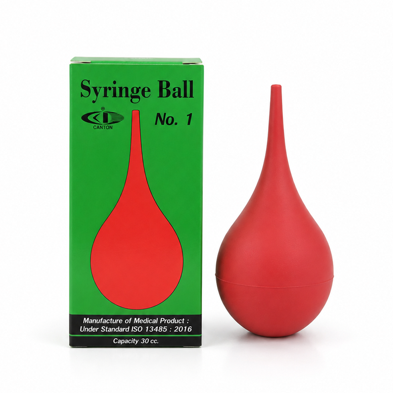 ลูกยางแดง ไซริงค์บอล |Syringe Ball No.1 30cc