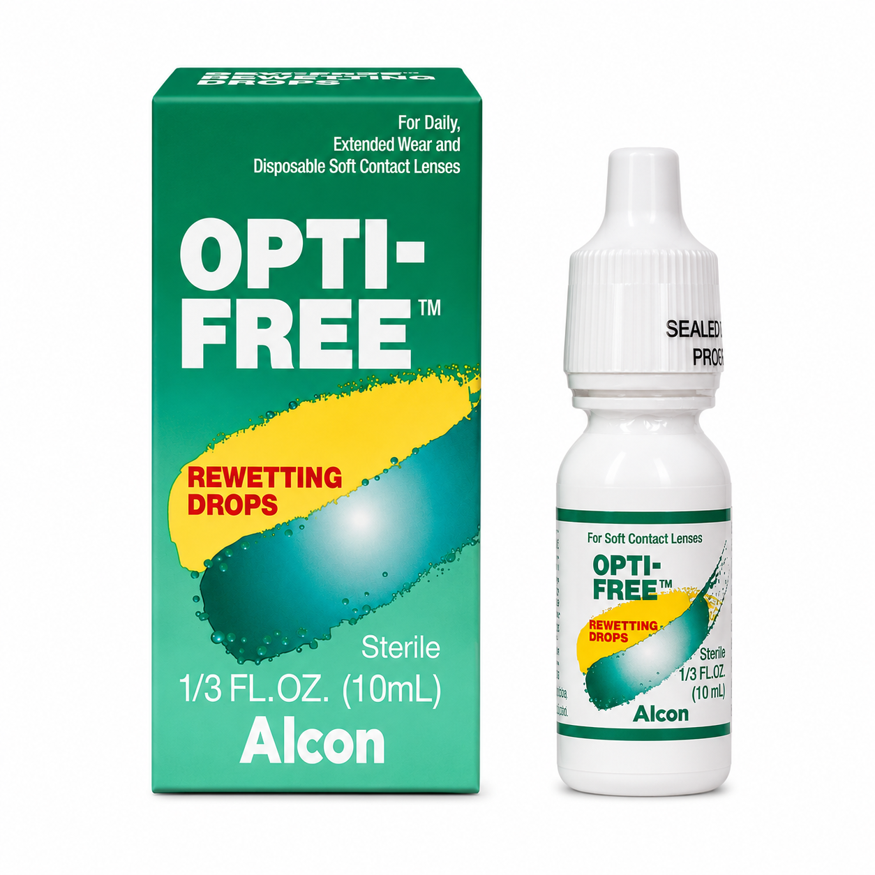น้ำตาเทียม ออพติ-ฟรี รีเวตติ้ง ดรอปส์ | Opti-Free Rewetting Drops 10ml