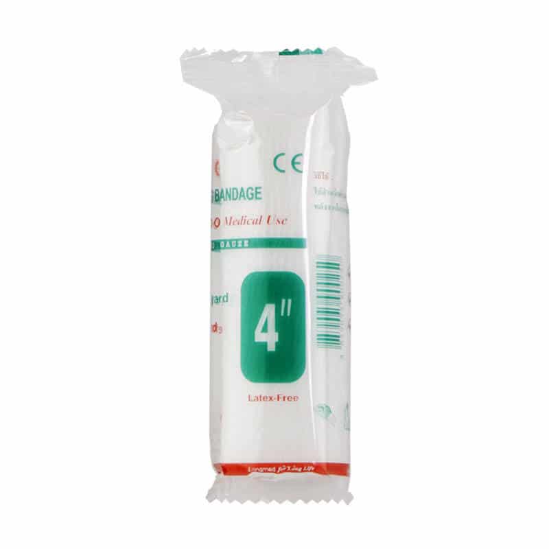 Longmed Conforming Bandage 4" X 5 YDS (10 CM X 4.5 M) ผ้ายืดพัน เนื้อผ้าไม่ติด ระบายอากาศได้ดี ผ่านการฆ่าเชื้อ มีความนุ่ม ยืดหยุ่น ไม่รุ่ยง่าย ซึมซับดี (12 ชิ้น)