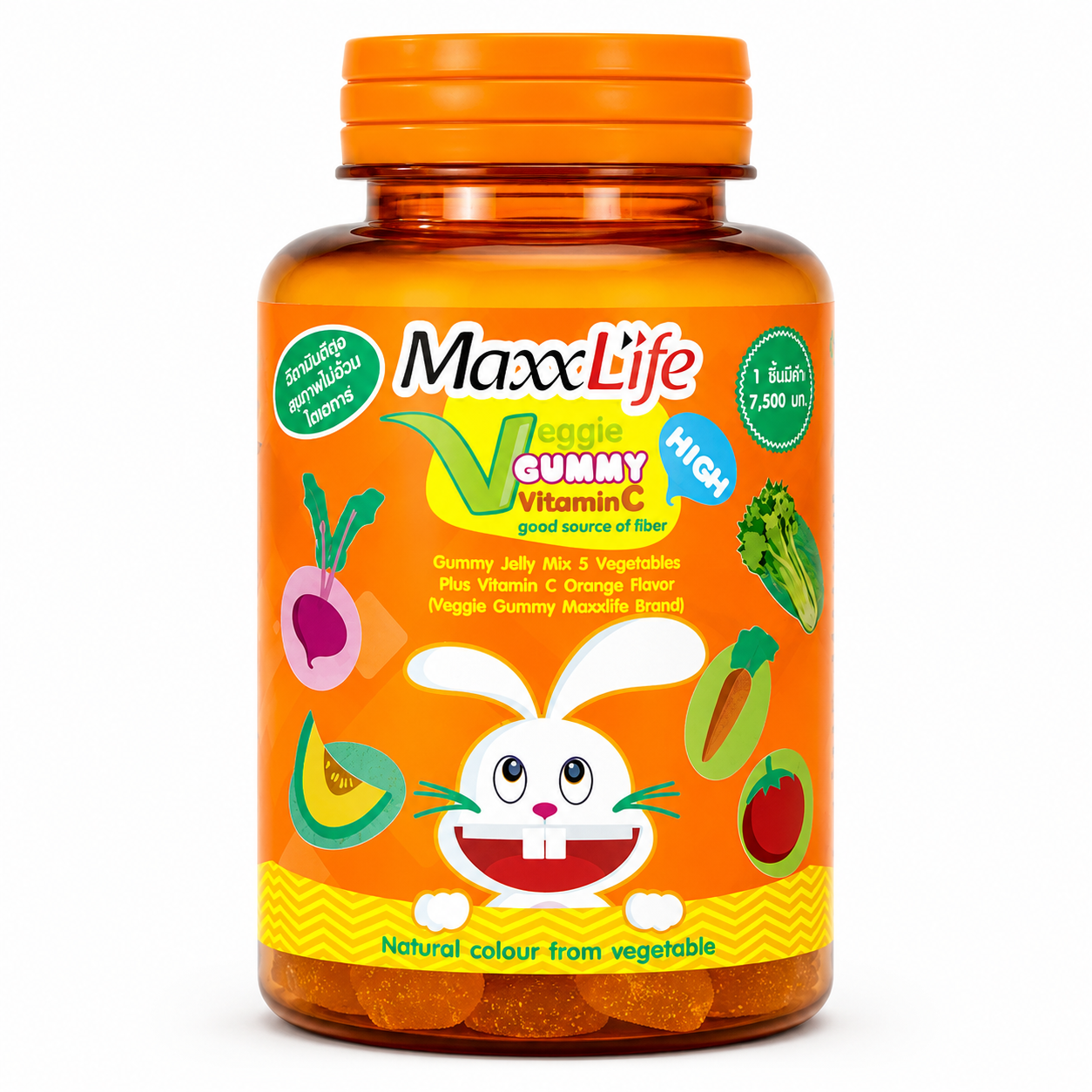 เวจจี้ กัมมี่ วิตามินจากผัก 5 สี | Veggie Gummy 48ชิ้น