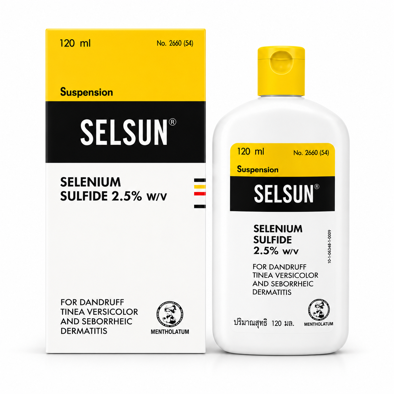 แชมพูยาขจัดรังแค กลากเกลื้อน เซลซั่น | Selsun 120ml
