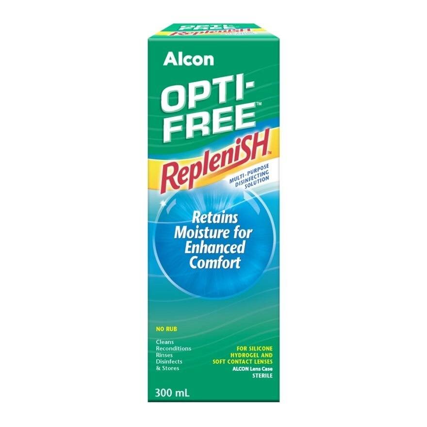 Alcon Opti-Free Replenish น้ำยาล้างคอนแทคเลนส์ 300ml.