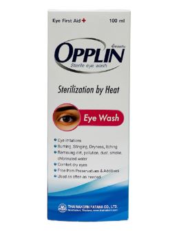 Opplin อ๊อพพลีน ยาล้างตา 100ml.