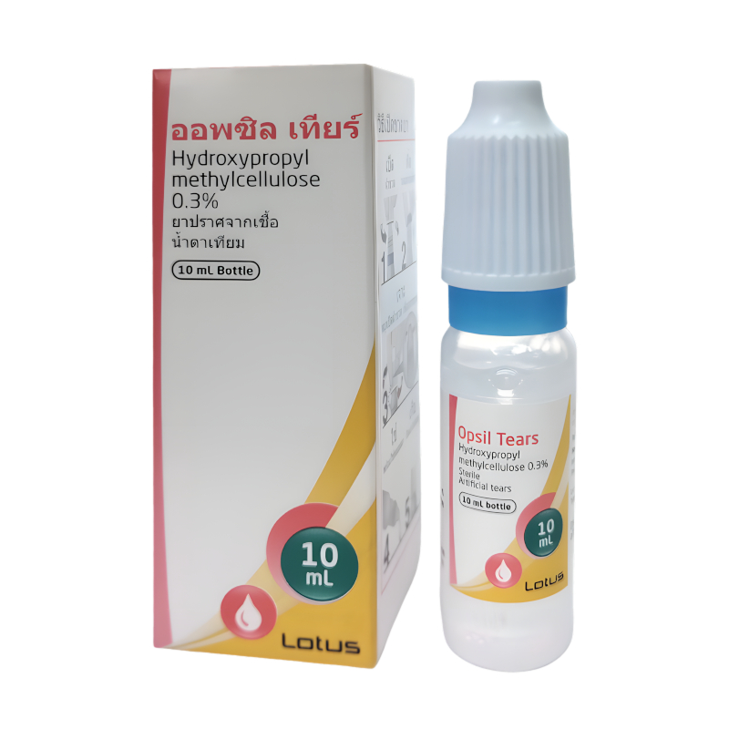 Opsil Tears ออพซิล เทียร์ น้ำตาเทียม 10ml.