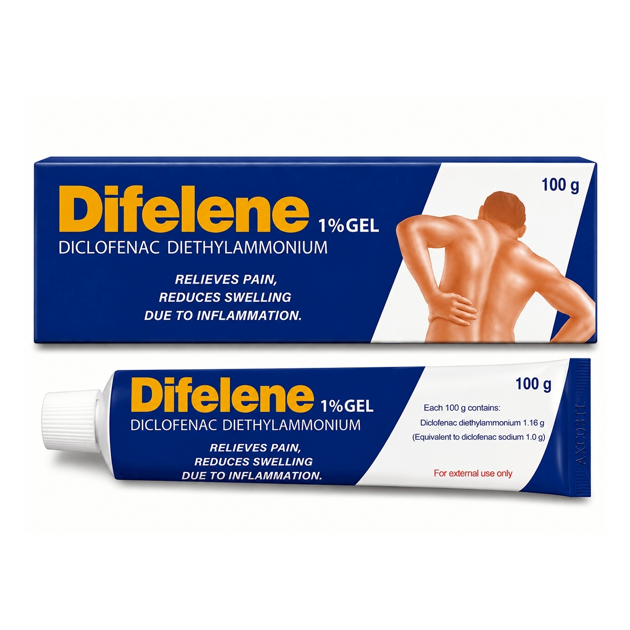 ไดฟีลีน เจล | Difelene 1% Gel 100g