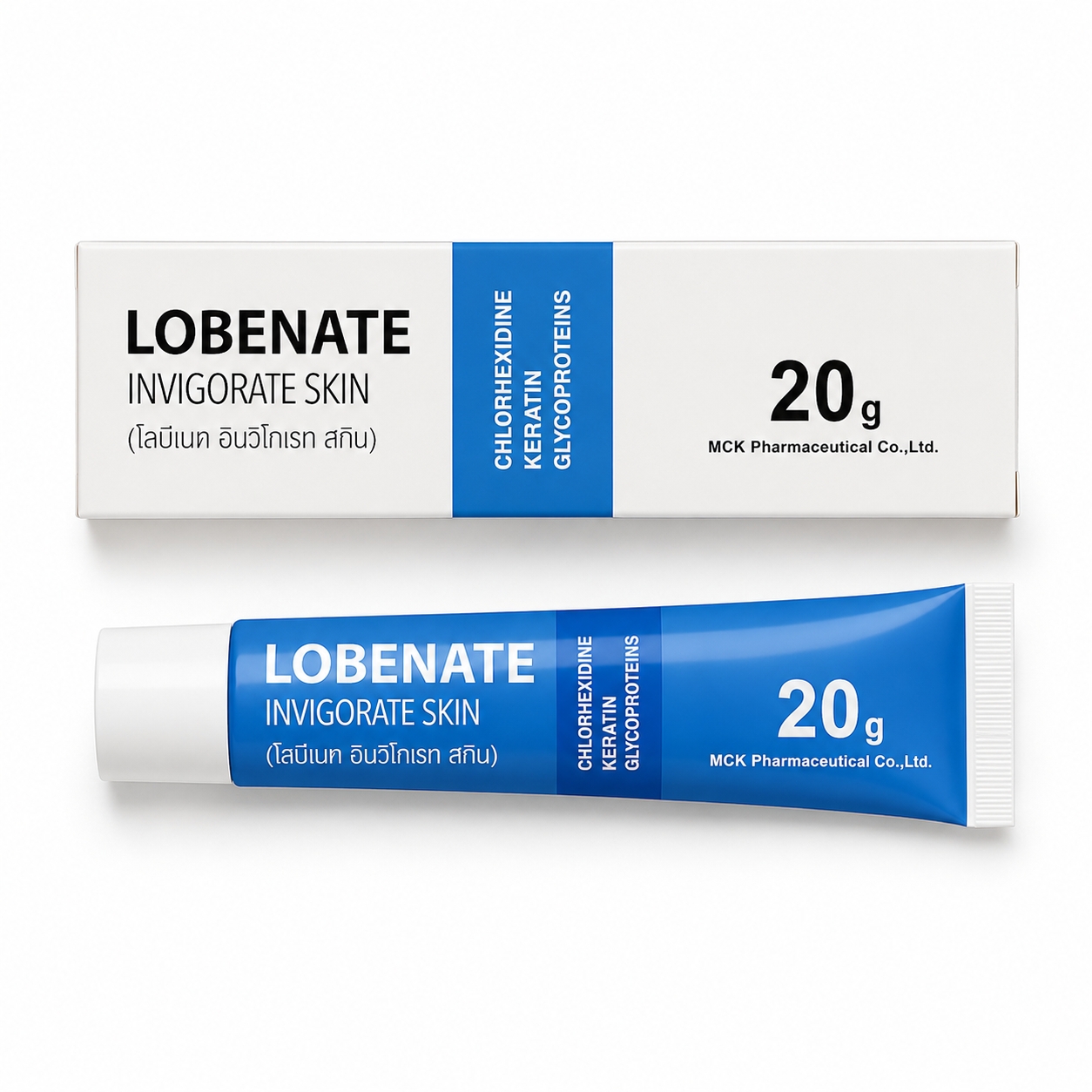 ขี้ผึ้งทาแผลสด ไม่มีสเตียรอยด์ โลบีเนต อินวิโกเรท ออยเมนท์   | Lobenate Invigorate Ointment 20g