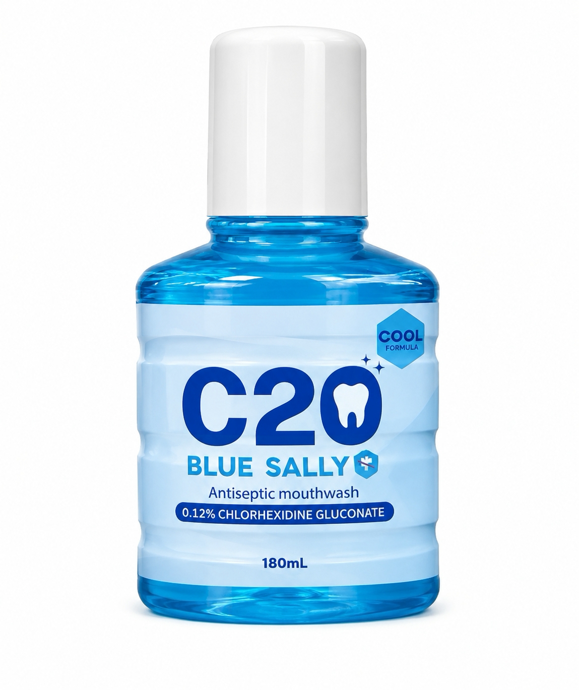น้ำยาบ้วนปาก ซี-20 สีฟ้า | C-20 Blue Sally Mouth Wash 180ml